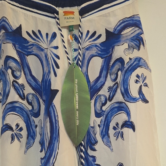 FARM Rio Vibrant Blue and White Apparel - Picture 12 of 14